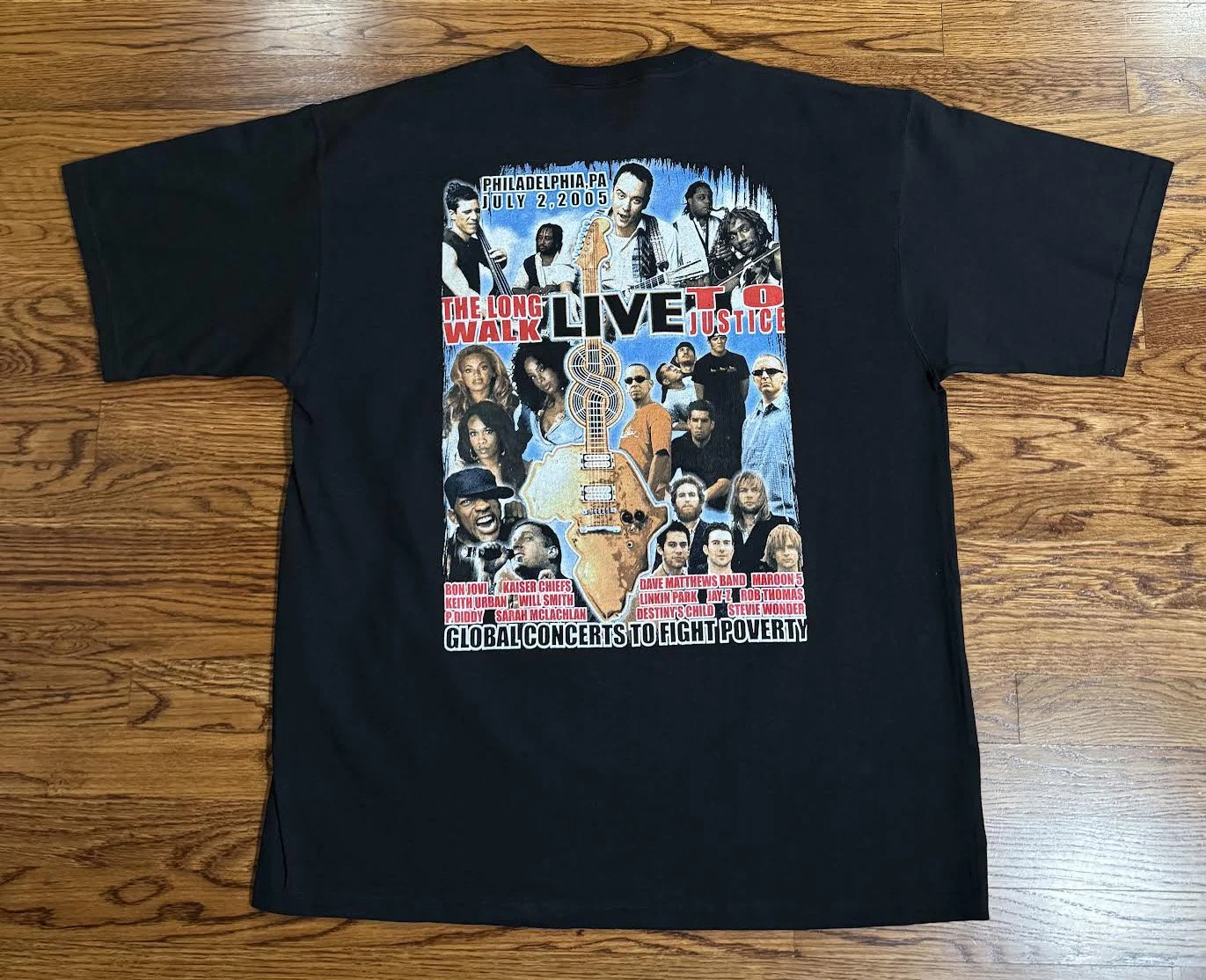 Vintage The Long Walk To Justice 2005 T Shirt (Size XL) — RootsBK